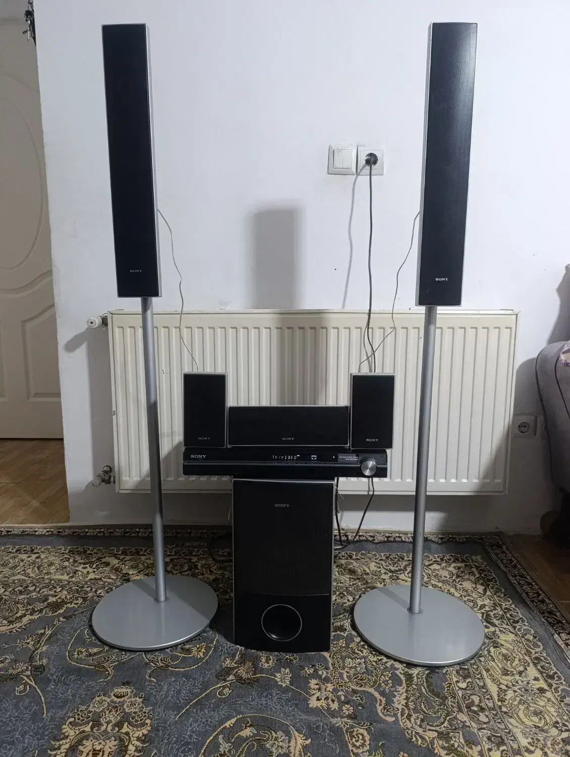 سینما خانگی سونی ژاپن  ۸ تیکه aux خور|سیستم صوتی خانگی|همدان, |دیوار