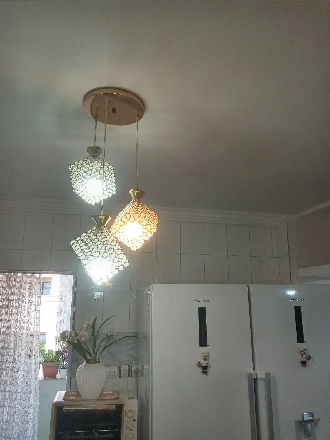 لوستر مناسب آشپزخانه و اتاق خواب|لوستر و چراغ آویز|گرگان, |دیوار