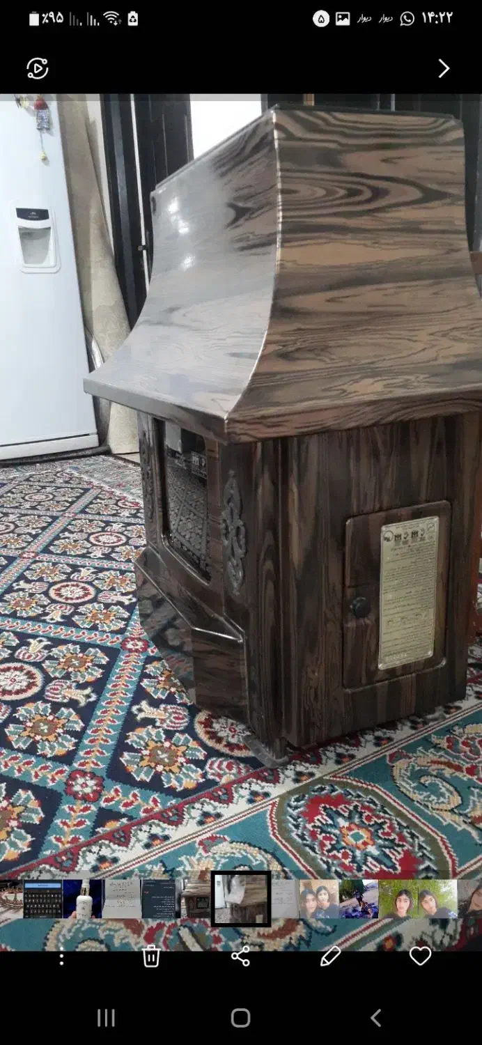 بخاری شومینه ایی|بخاری، هیتر، شومینه|خرمشهر, |دیوار