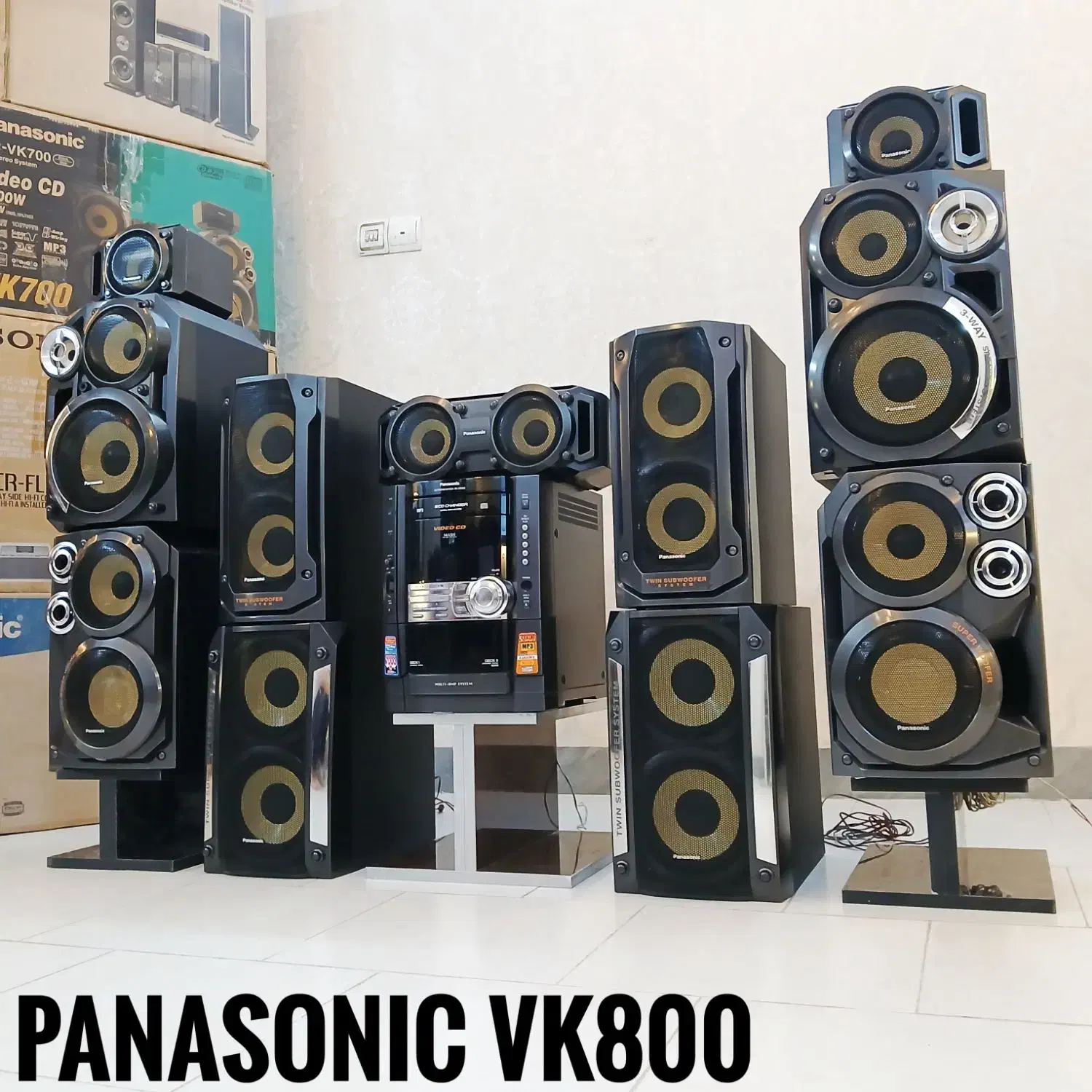 Panasonic vk800|سیستم صوتی خانگی|اسلامشهر, شهرک قائمیه|دیوار