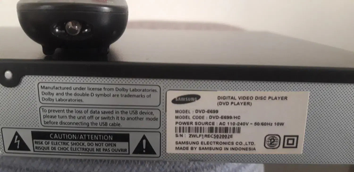 DVD Player Samsung / دی وی دی پلیر سامسونگ E699|پخش‌کننده DVD و ویدیو|تهران, جنت‌آباد شمالی|دیوار