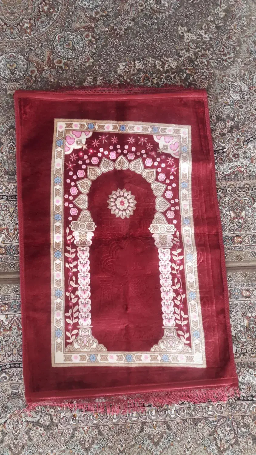 قالیچه (سجاده)آکبند|فرش|کرمانشاه, |دیوار