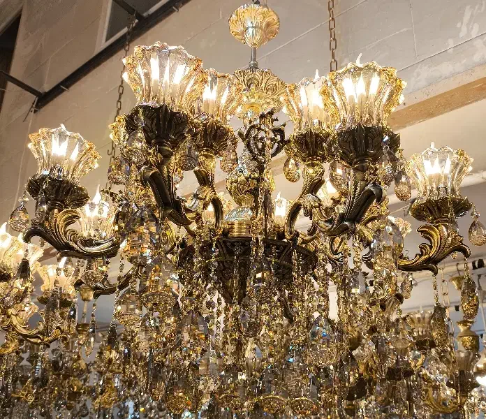 لوستر برنز. مدل یاس ۵۷۶|لوستر و چراغ آویز|قم, خداکرم|دیوار