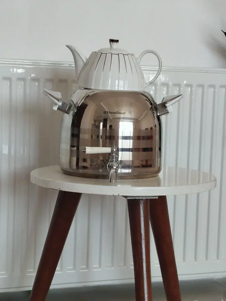 کتری قوری شیر دار نو استیل ضخیم سنگین|قوری، کتری، قهوه‌ساز دستی|گرگان, |دیوار