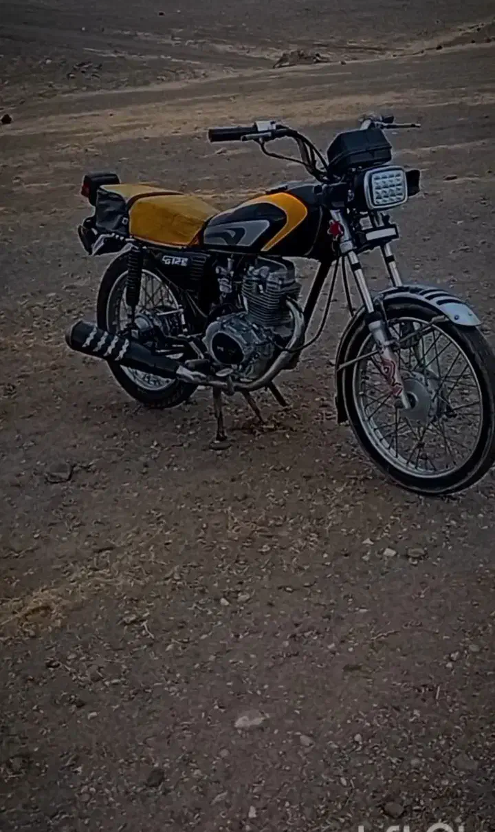 متور 125 مزایده|موتورسیکلت|قروه, |دیوار