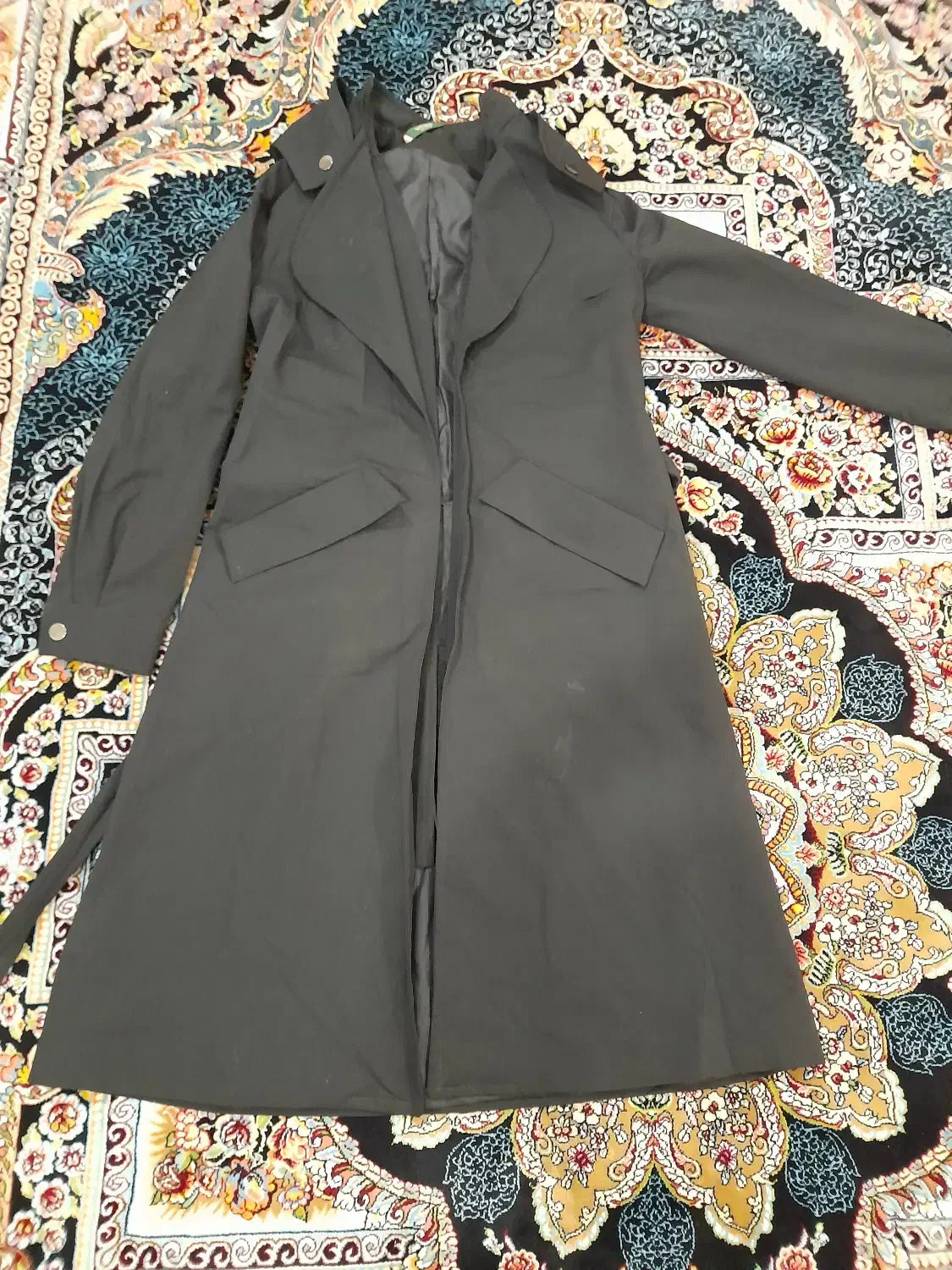 بارونی مشکی نو|لباس|ملایر, |دیوار