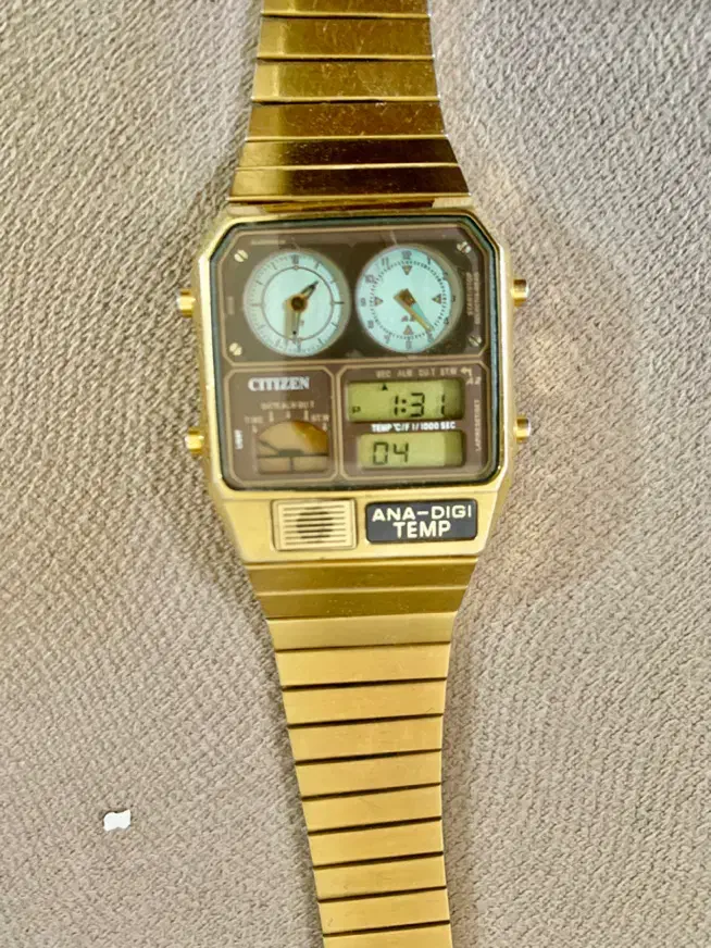 CITIZEN Ana-Digi Temp (اصل ژاپن)|ساعت|بوکان, |دیوار