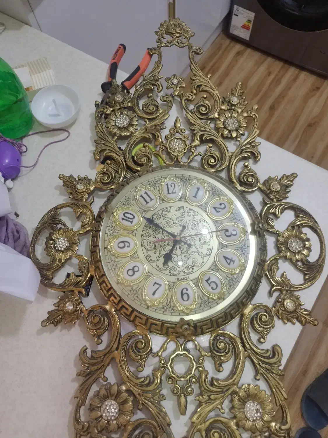 ساعت برنز یا همون برنج|ساعت دیواری و تزئینی|رباط‌کریم, نصیرشهر|دیوار