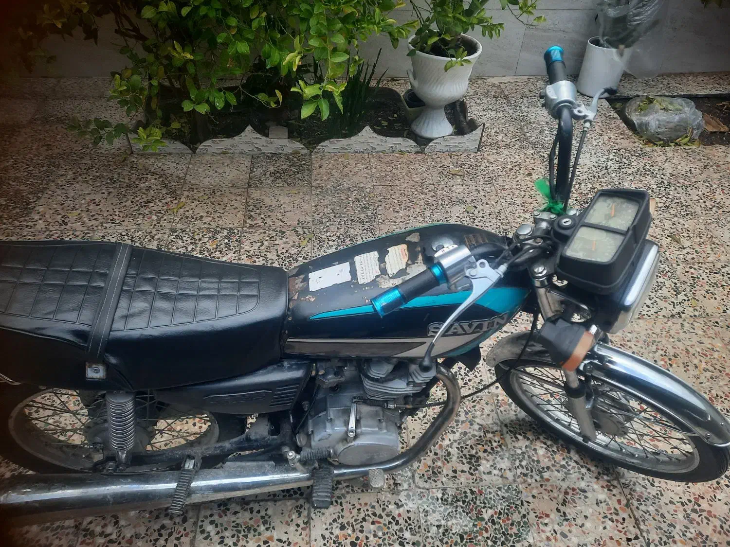 موتور ساوین مدل ۱۳۹۱ مزایده|موتورسیکلت|پلدختر, |دیوار