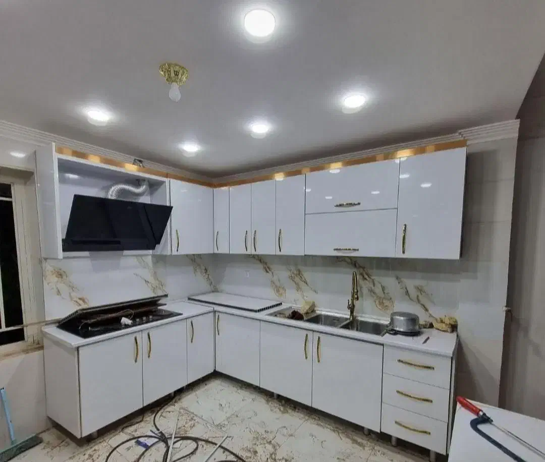 کابینت های گلاس و پلی گلاس آماده نصب ۵۱۵۷۹|مصالح و تجهیزات ساختمان|خشکبیجار, |دیوار