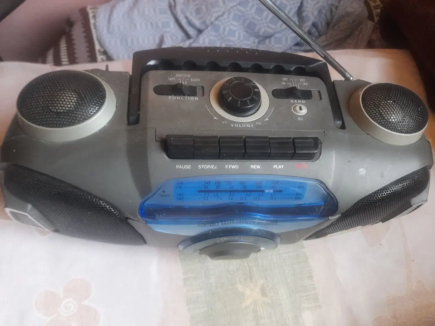 کاست.رادیو برق باطری ژاپنی.. رادیو پنکه چراغ شارژی|کلکسیون اشیاء عتیقه|کوهسار (البرز), |دیوار