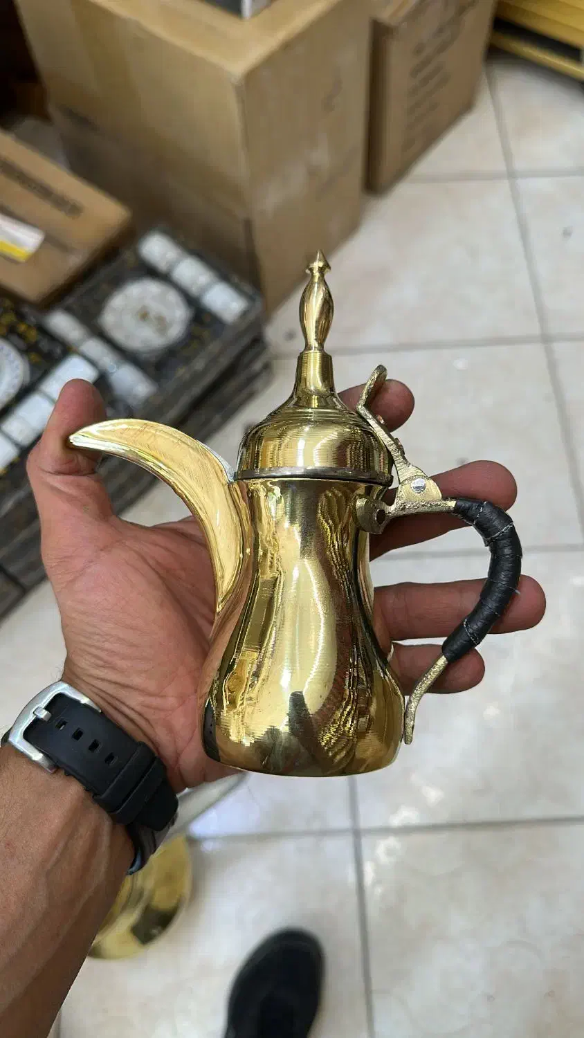 دله قهوه کوچک ۱۶ سانت|قوری، کتری، قهوه‌ساز دستی|کرمان, |دیوار