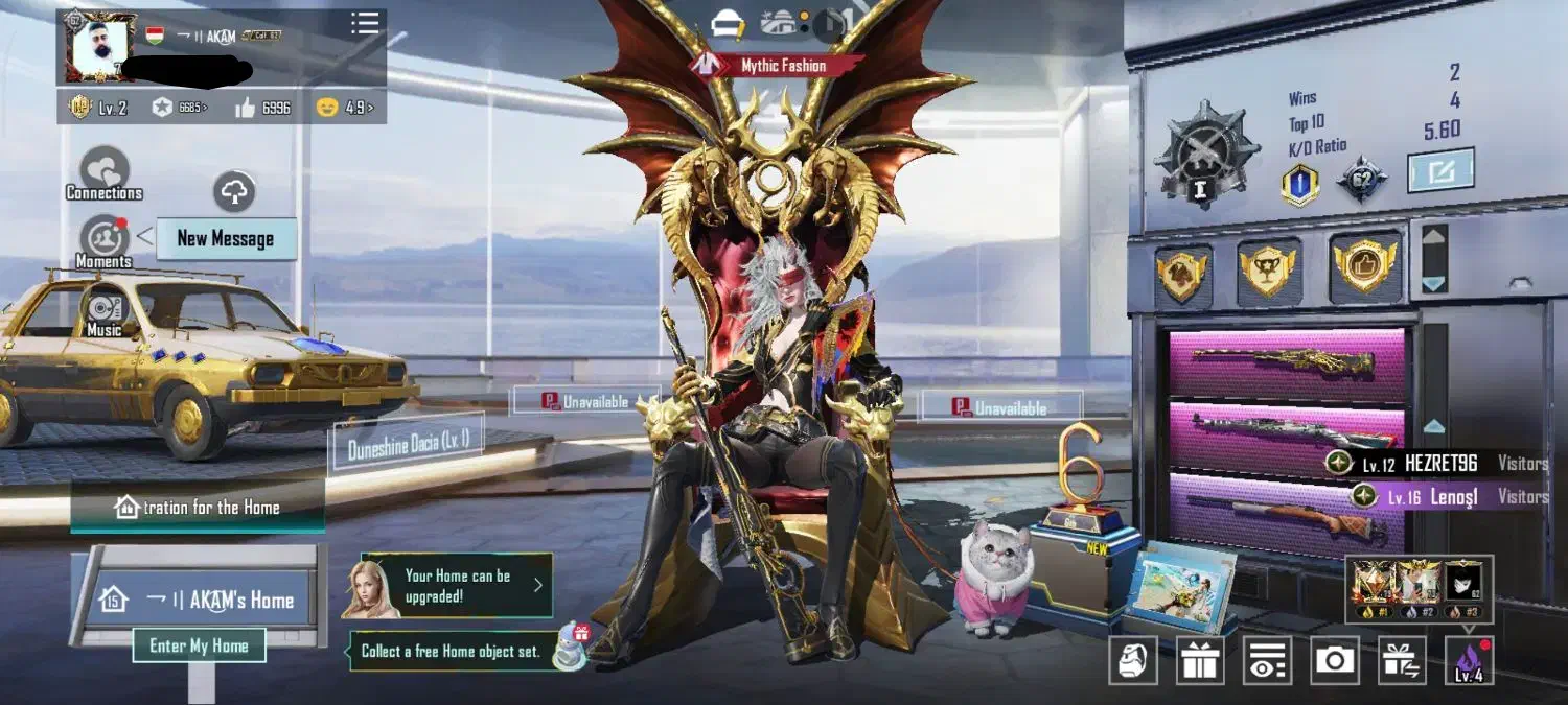 اکانت پاپجی موبایل لول 77|کنسول، بازی ویدئویی و آنلاین|بوکان, |دیوار