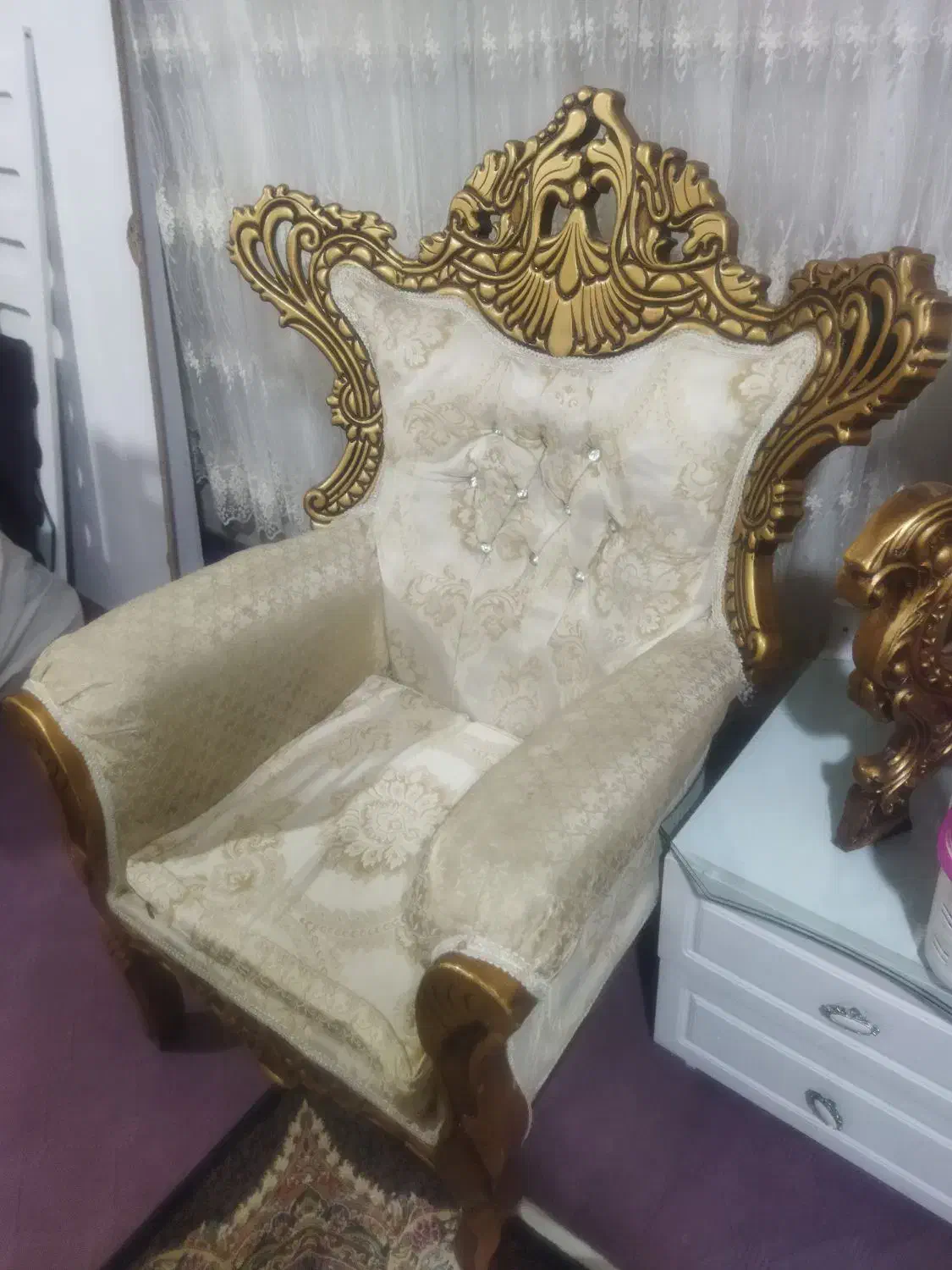 مبل طرح سلطنتی mdfدر حد|مبلمان خانگی و میز عسلی|تبریز, |دیوار