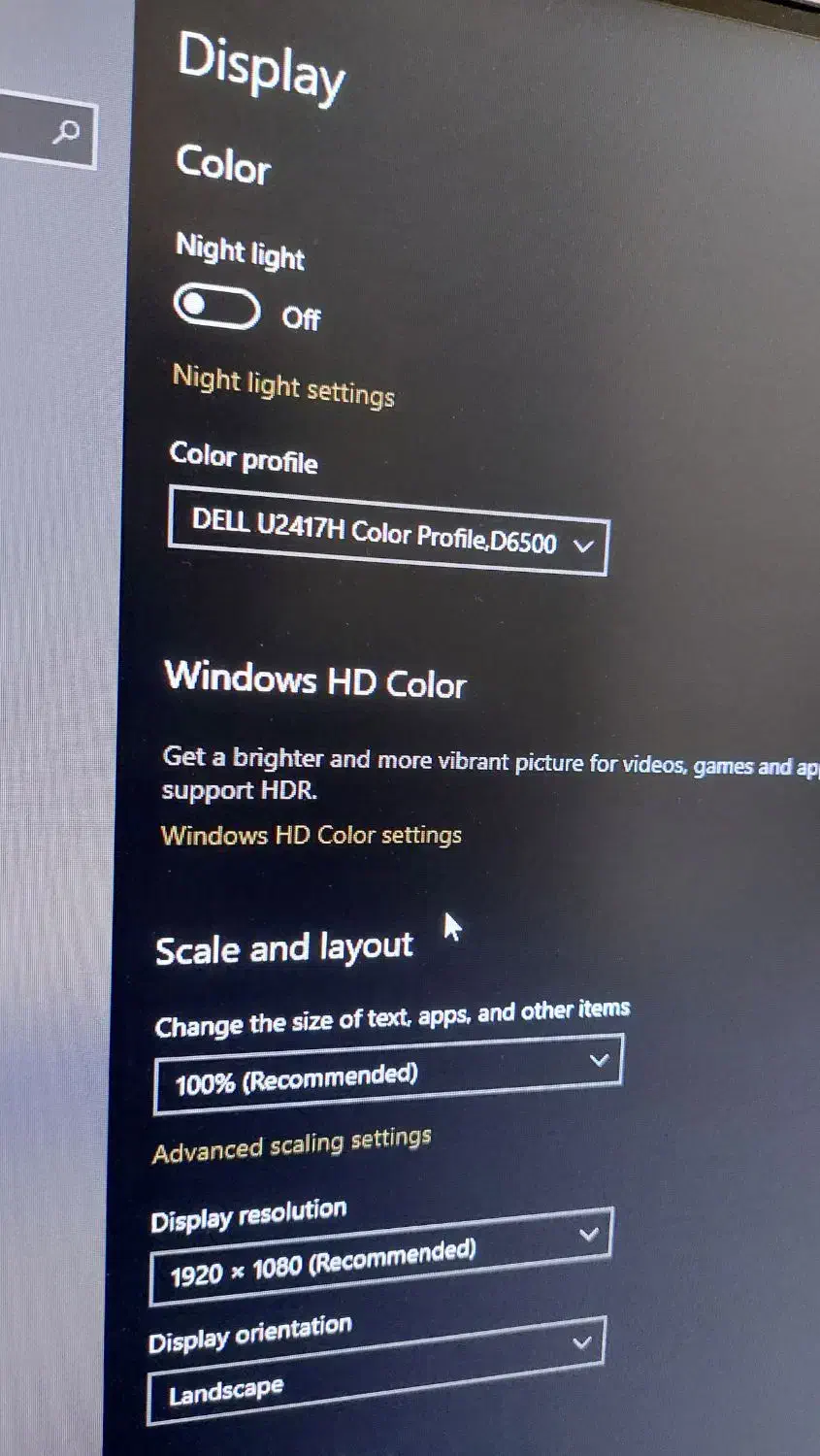 مانیتور 24 اینچ Dell مدل U2417H سری ultra sharp|قطعات و لوازم جانبی رایانه|کنگاور, |دیوار