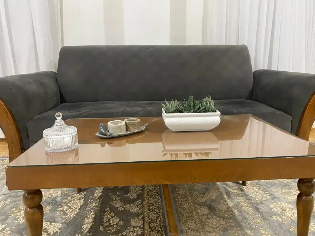 مبل هفت نفره با یه جلو مبلی بزرگ و دوتا کوچیک|مبلمان خانگی و میز عسلی|ماسال, |دیوار