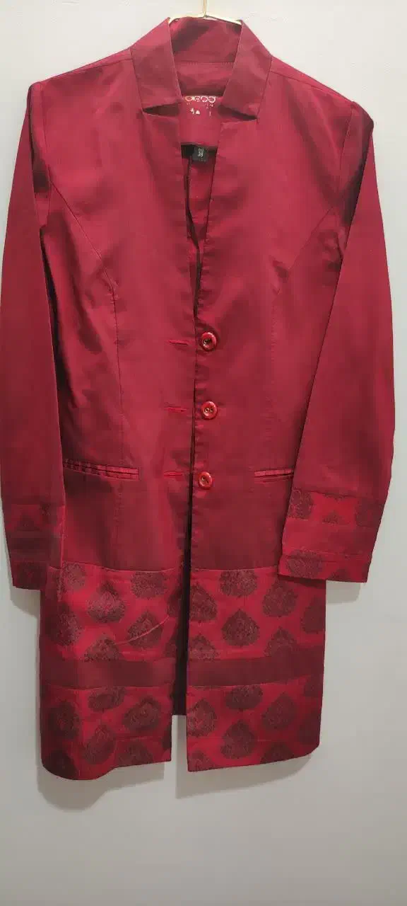 مانتو کتی قرمز یلدایی یلدا|لباس|قم, صفاشهر|دیوار