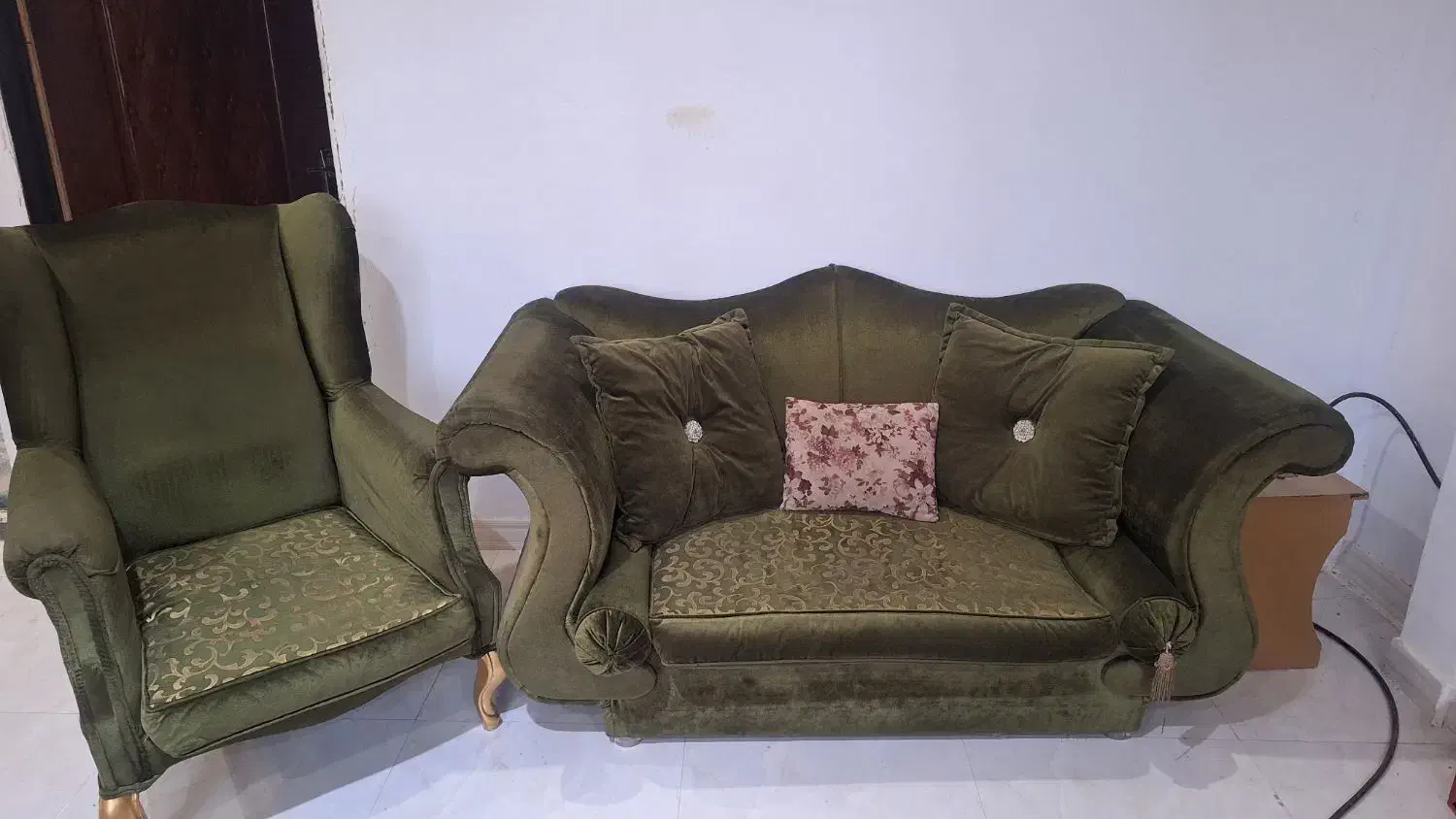 مبل هفت نفره ترک با میز ناهار خوری 6نفره|مبلمان خانگی و میز عسلی|بومهن, |دیوار