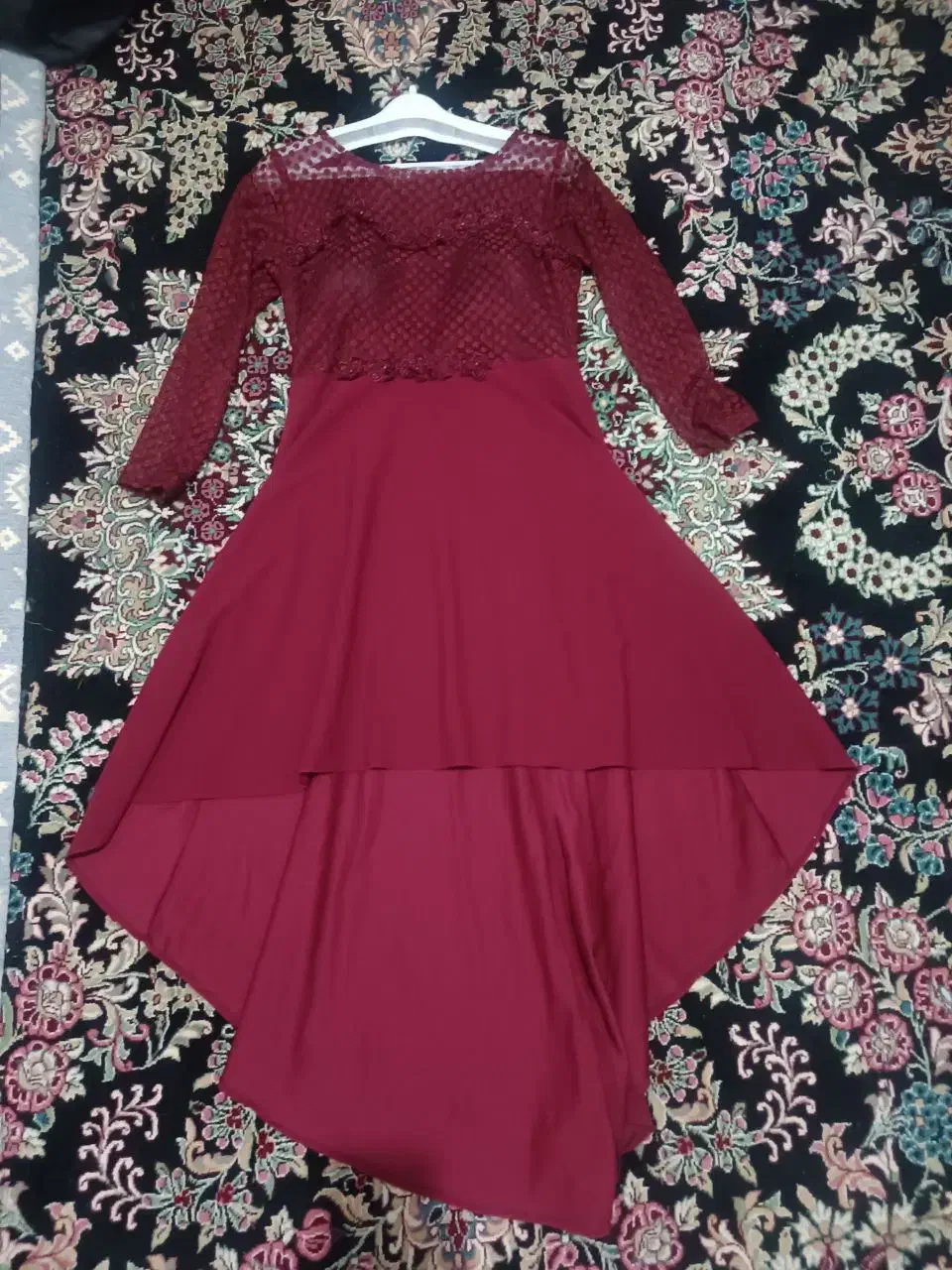 لباس مجلسی دنباله داروکت وشلواردرحدنو سایز44|لباس|زرند, |دیوار