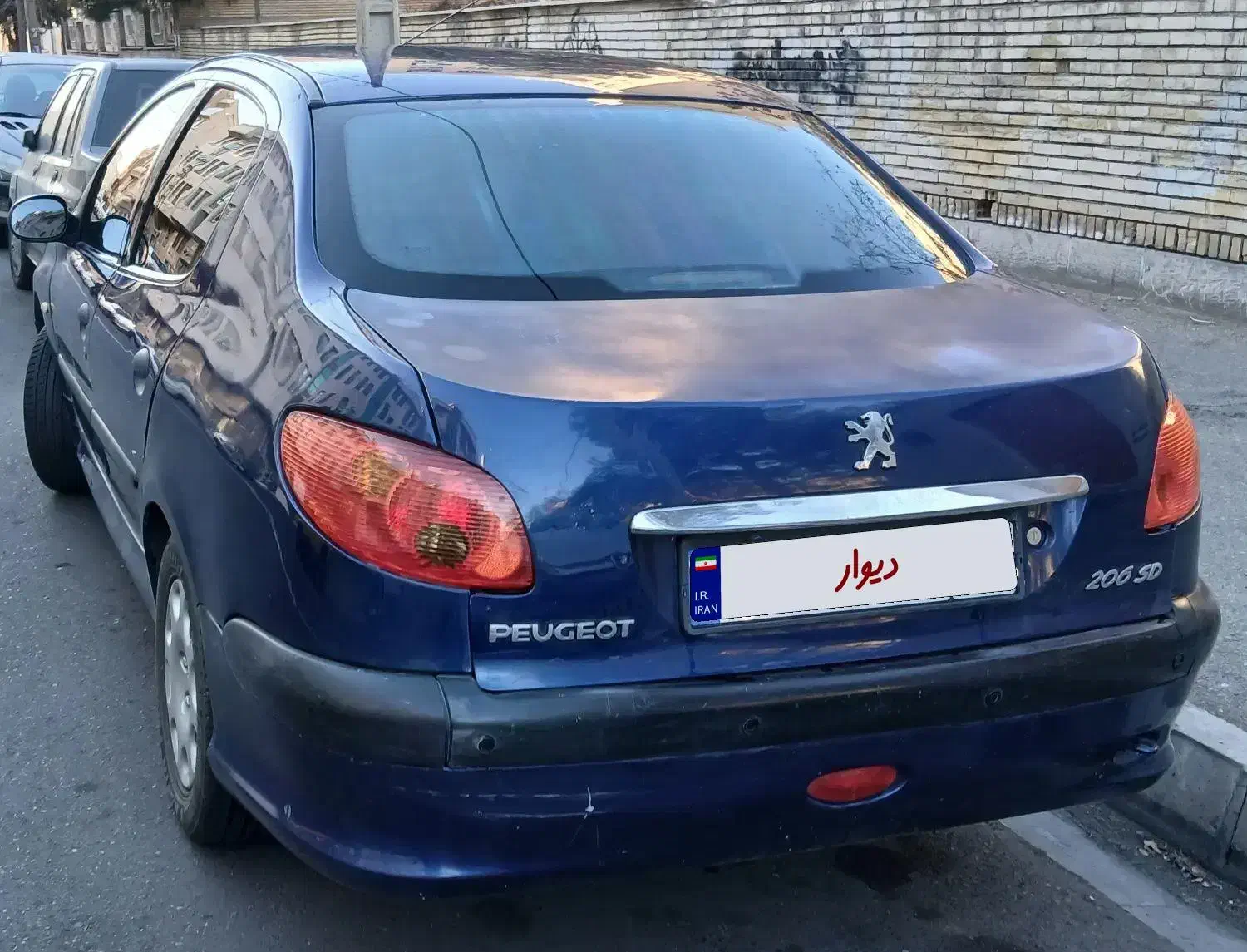 پژو 206 SD V8 مدل ۱۳۹۱|خودرو سواری و وانت|تهران, پونک|دیوار