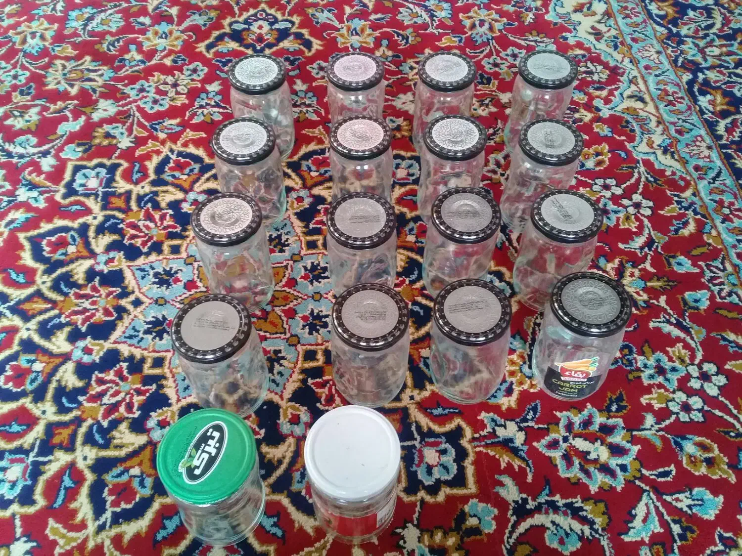 شیشه رب و مربا|ظروف نگهدارنده، پلاستیکی، یک‌بارمصرف|اردبیل, |دیوار