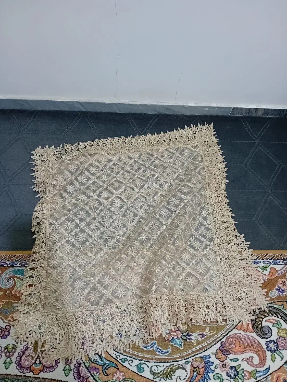 رومیزی نو|پرده، رانر، رومیزی|قم, باغ شریفی|دیوار