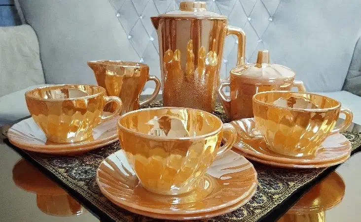 کریستال مکزیکی(قدیمی)|ظروف سرو و پذیرایی|برزک, |دیوار