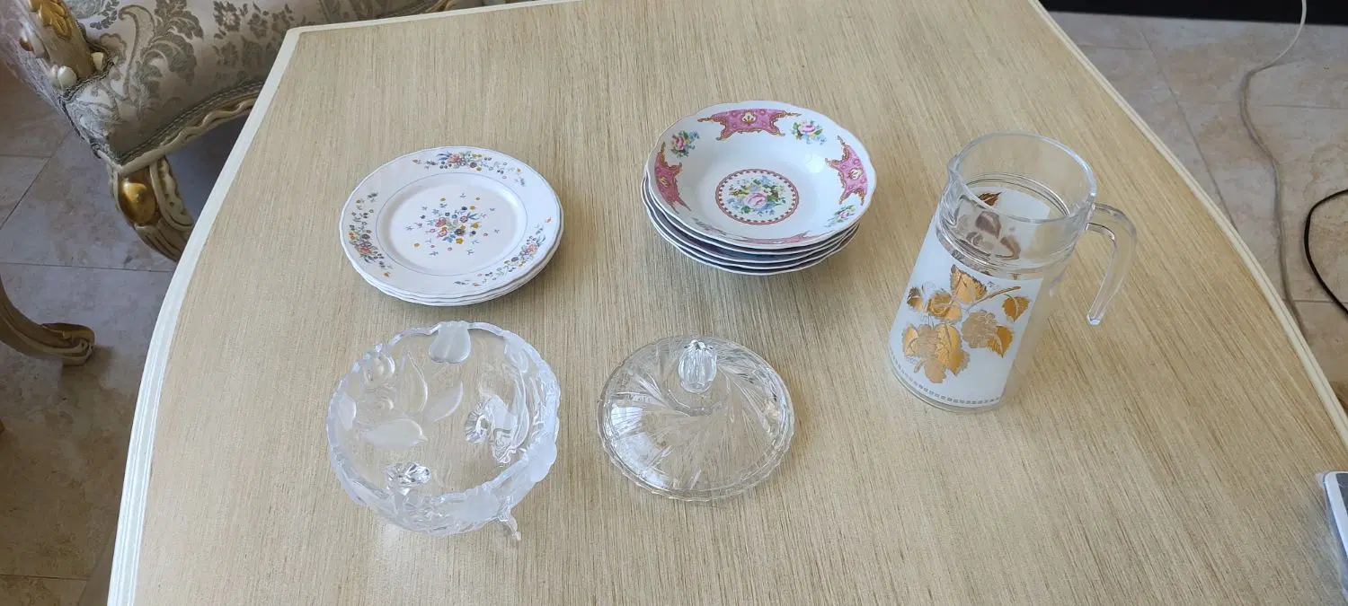پارچ فرانسه،بشقاب ویکتوریا. شکلاتخوری .خورشت خوری|ظروف سرو و پذیرایی|تهران, ابوذر|دیوار