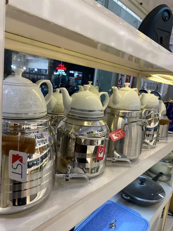 کتری قوری استیل نگیر ۳۰۴|قوری، کتری، قهوه‌ساز دستی|یزد, |دیوار