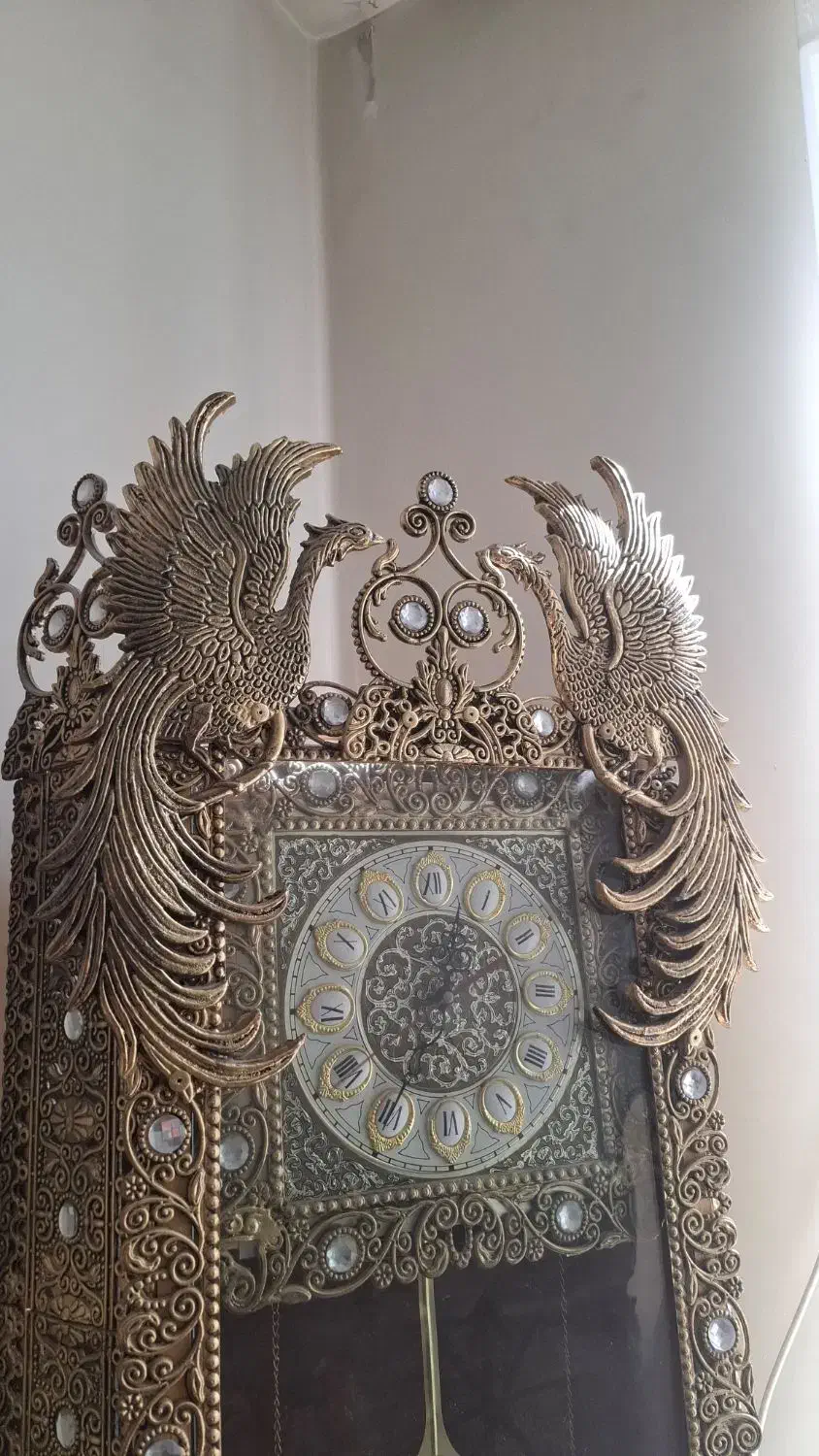 ساعت شیک تمام فلز|ساعت دیواری و تزئینی|همدان, |دیوار