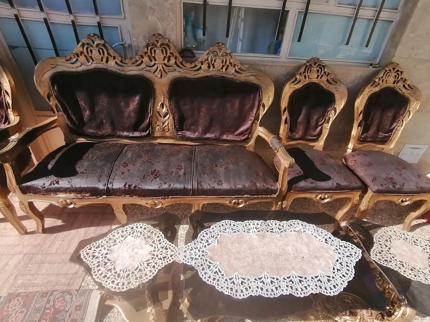 مبلمان سلطنتی|مبلمان خانگی و میز عسلی|فارسان, |دیوار