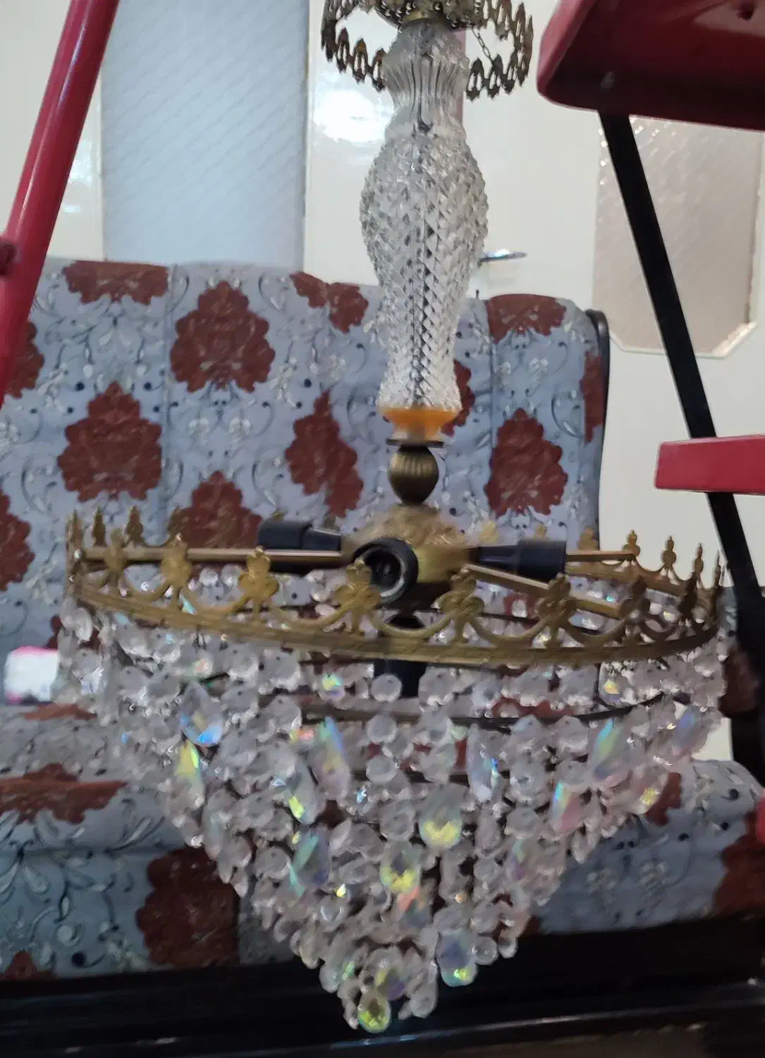 لوستر پنج شعله|لوستر و چراغ آویز|تبریز, |دیوار