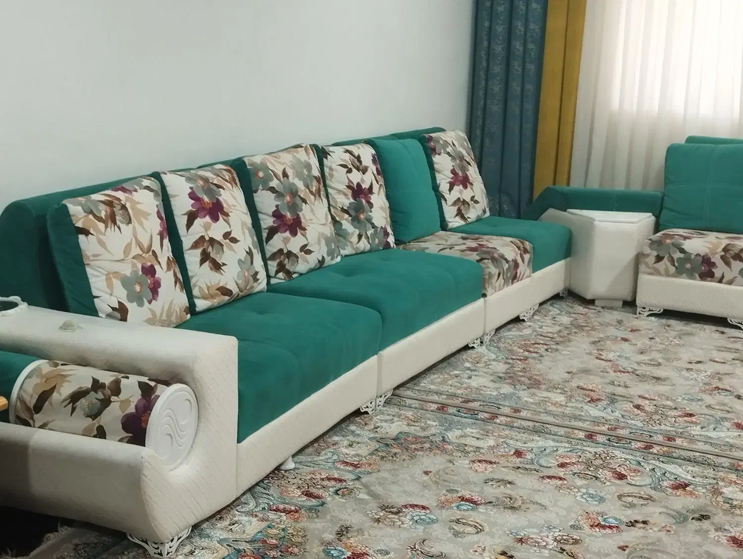 مبل دوازه نفره|مبلمان خانگی و میز عسلی|جم, |دیوار