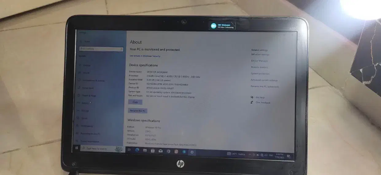 لپ تاپ HP|رایانه همراه|کرج, کمال‌شهر|دیوار