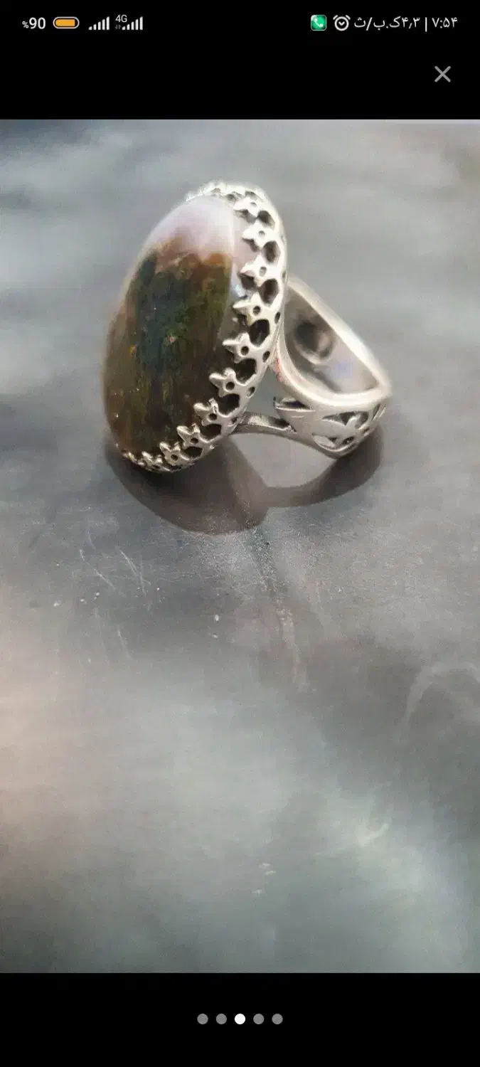 انگشتر نقره|جواهرات|قائن, |دیوار