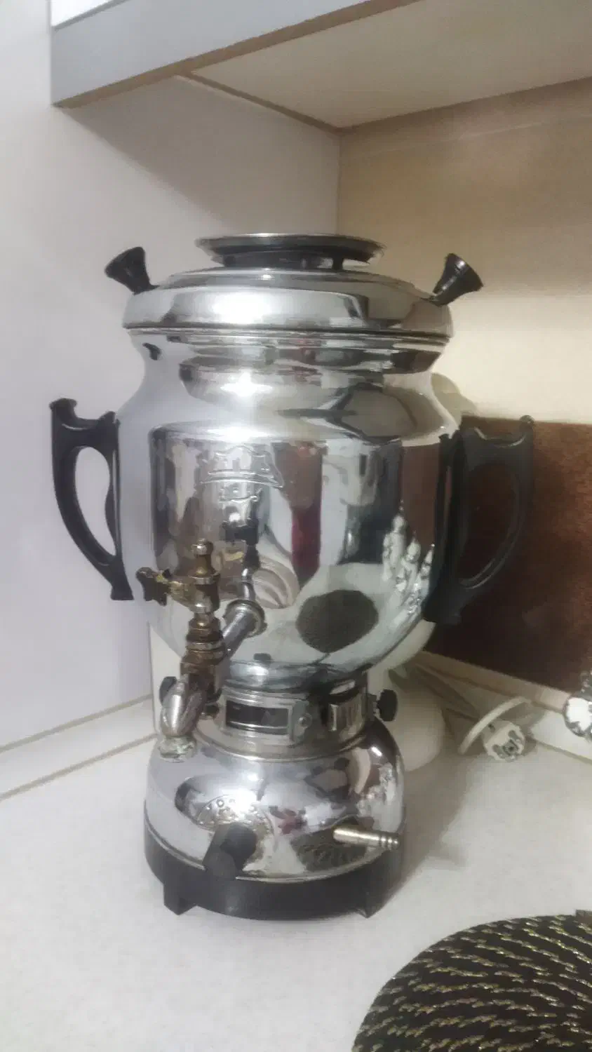 سماورگازی استیل سنگین وبراق|سماور، چایساز، قهوهساز|تبریز, |دیوار