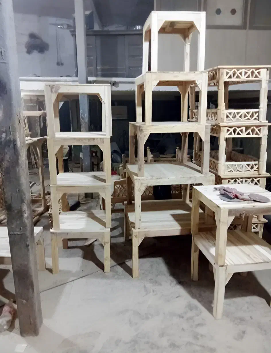 کرسی چوبی شامگاهی شده سفارشی با پایه های مقاوم فول|بخاری، هیتر، شومینه|تهران, شهرک ولیعصر جنوبی|دیوار