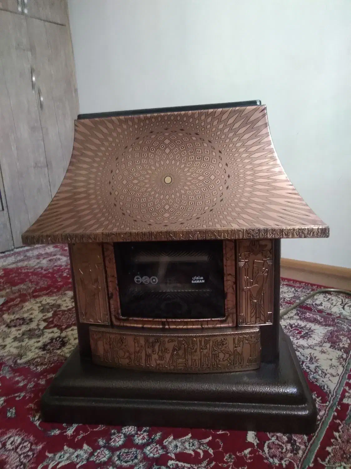 بخاری طرح شومبنه|بخاری، هیتر، شومینه|سهند, |دیوار