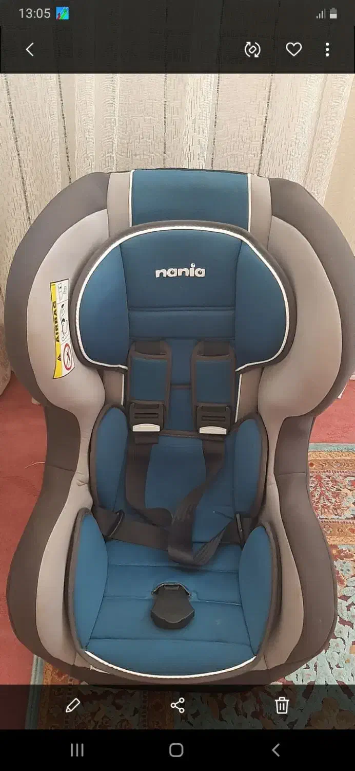 فروش صندلی ماشین برنر نانیا|تخت و صندلی بچه|هشتگرد, فاز ۱ مهستان|دیوار