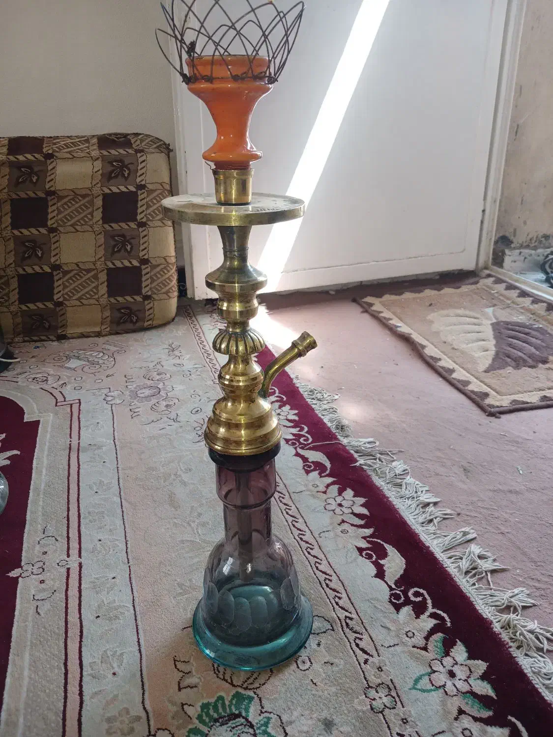 قلیون برنجی.|کلکسیون و سرگرمی|اصفهان, باتون|دیوار