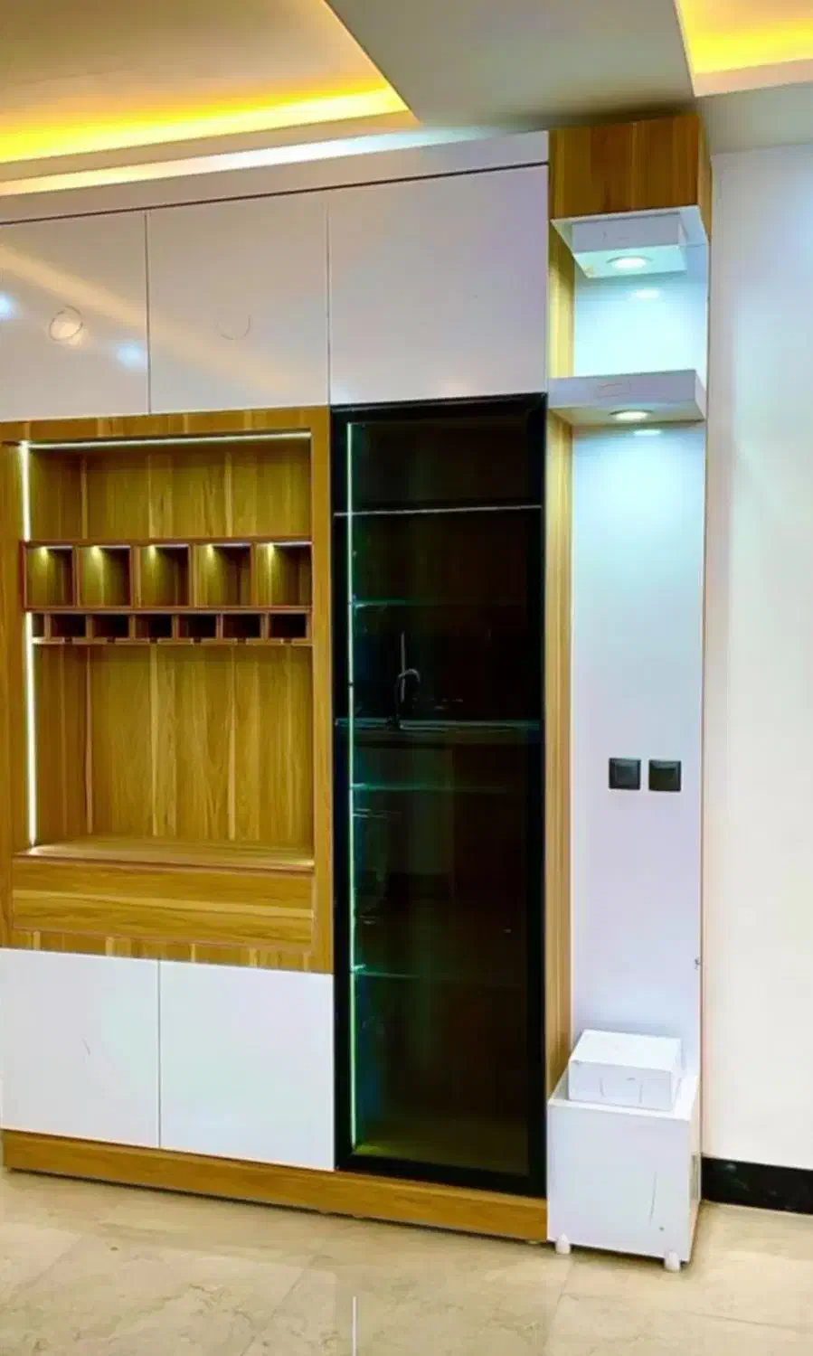 طراحی و ساخت کابینت آشپزخانه کمد دیواری وغیره|آبچکان و نظمدهنده ظروف|جیرفت, |دیوار