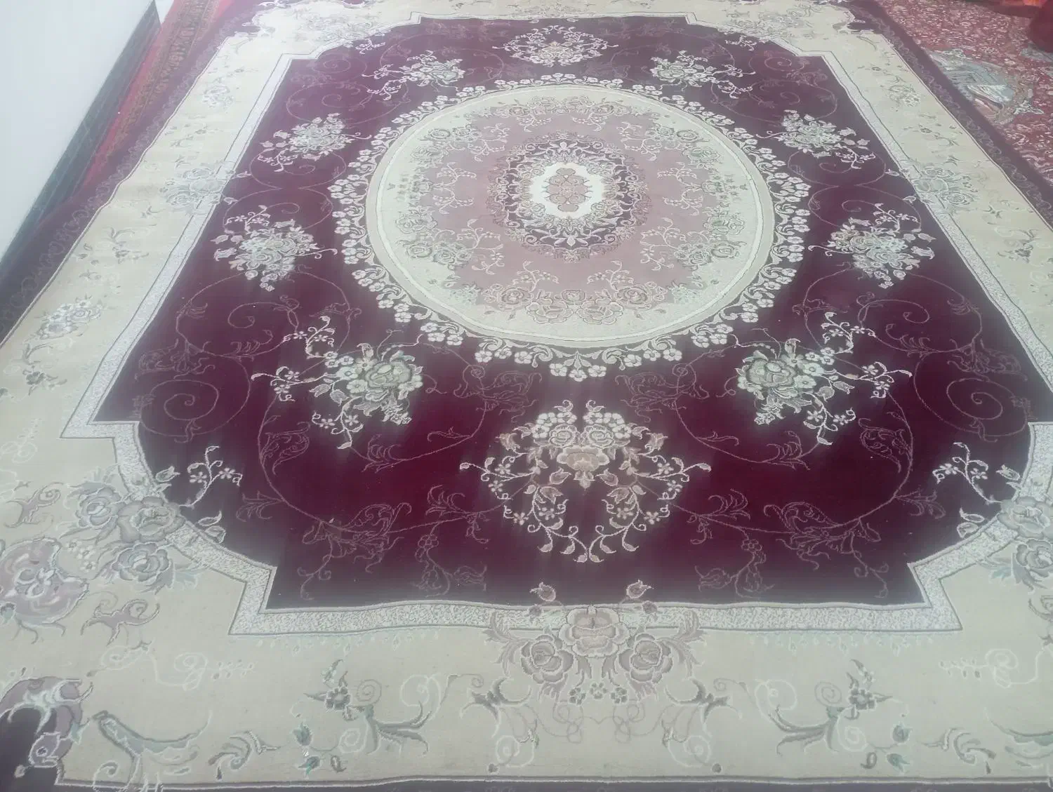 فرش ۱۲متری .یک ماه کار کرده|فرش|فسا, |دیوار