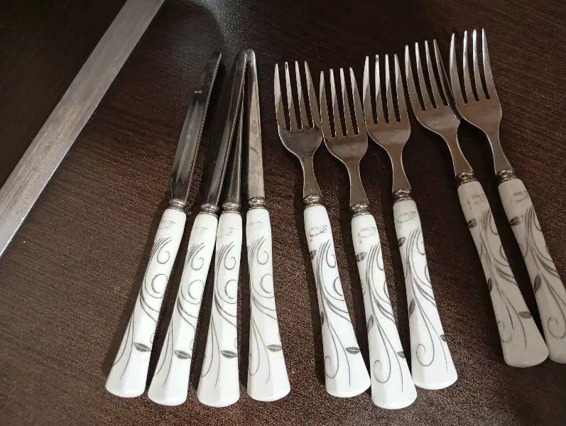 کاردو  چنگال سرامیکی|ظروف سرو و پذیرایی|تهران, علم و صنعت|دیوار