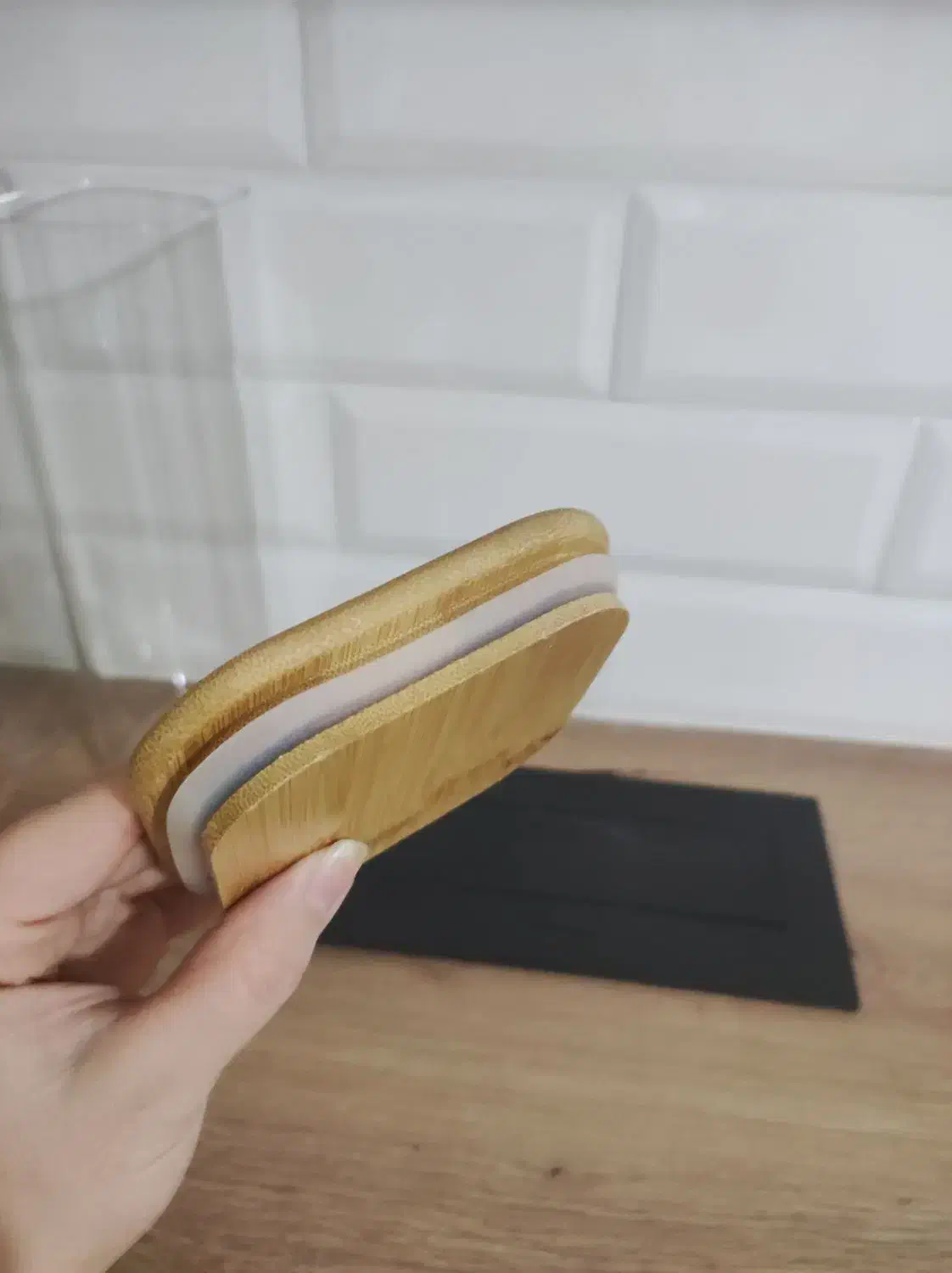 بانکه پیرکس در بامبو|آبچکان و نظمدهنده ظروف|گرگان, |دیوار