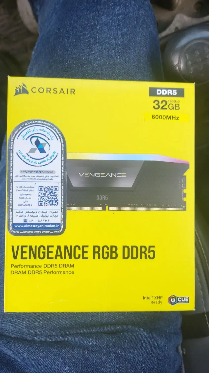 رم کروسیر crosair ddr5. rgb|قطعات و لوازم جانبی رایانه|بندر کنگان, |دیوار