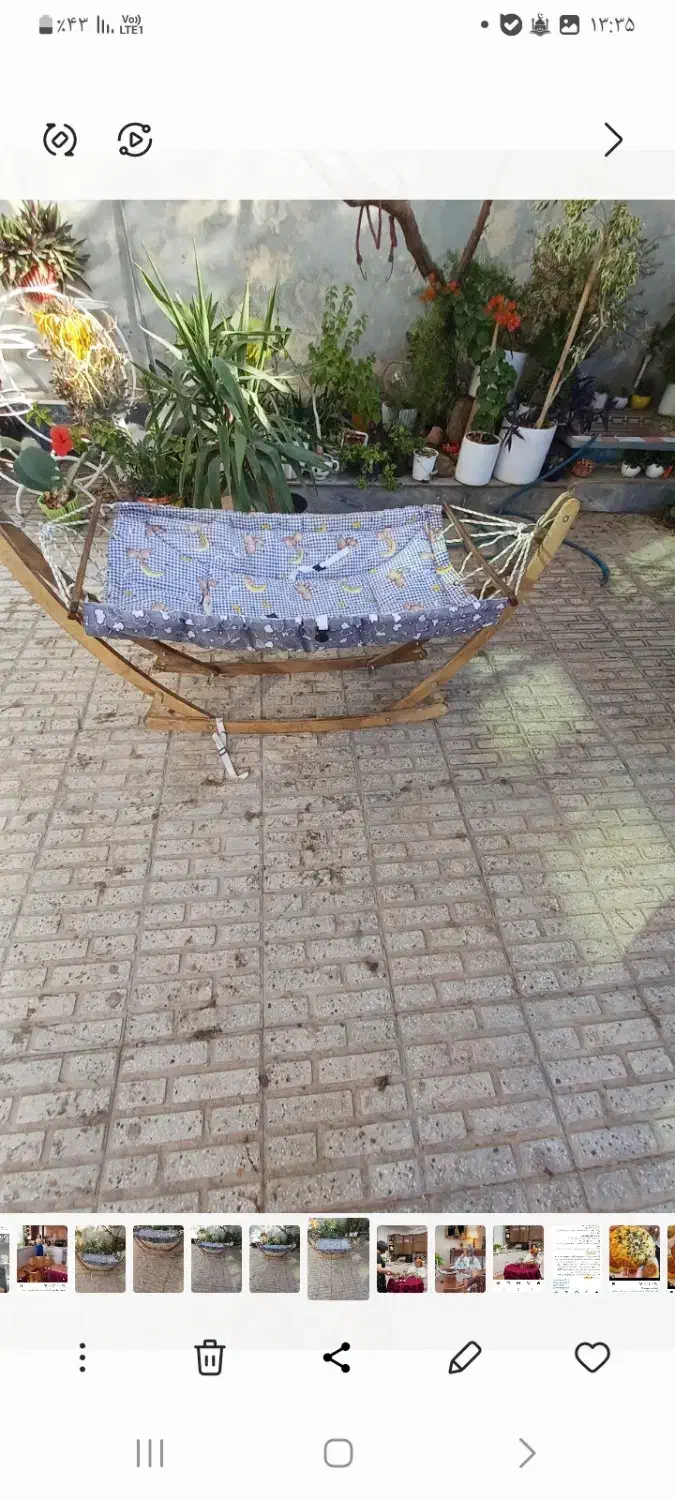 فروش یک عدد کریر نوزاد  یک عدد گهواره  ی تاب|اسباب و اثاث بچه|اسفراین, |دیوار