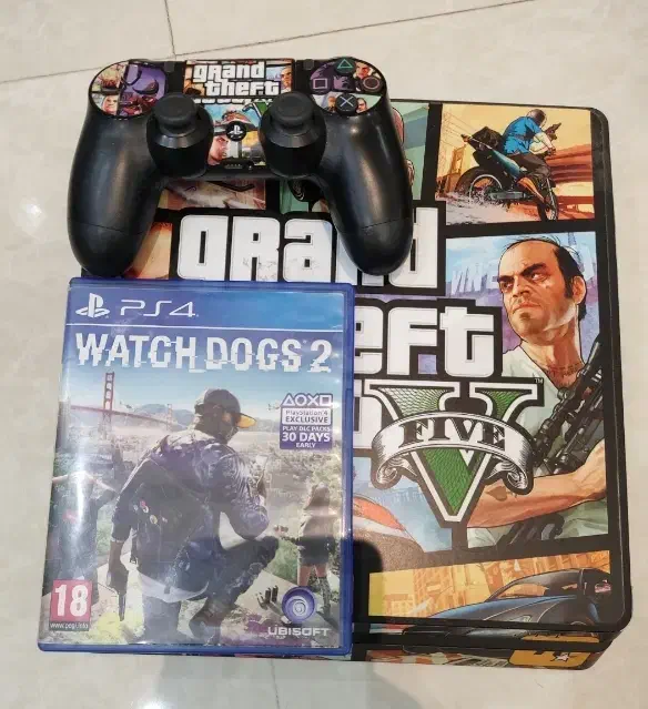 کنسول Ps4 slim 1T|کنسول، بازی ویدئویی و آنلاین|خرم‌آباد, |دیوار