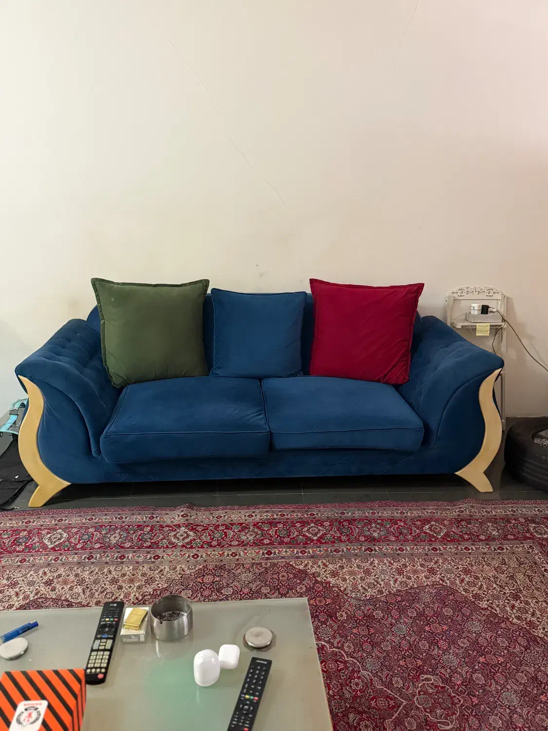 مبلمان ۵ نفره در حد نو|مبلمان خانگی و میز عسلی|تهران, یوسف‌آباد|دیوار