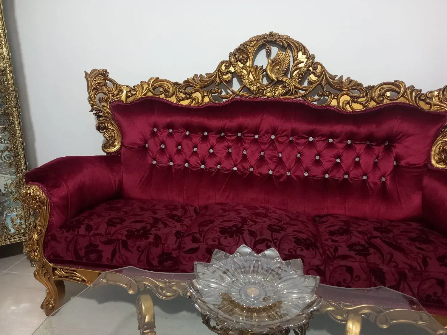 مبل سلطنتی|مبلمان خانگی و میز عسلی|خوی, |دیوار
