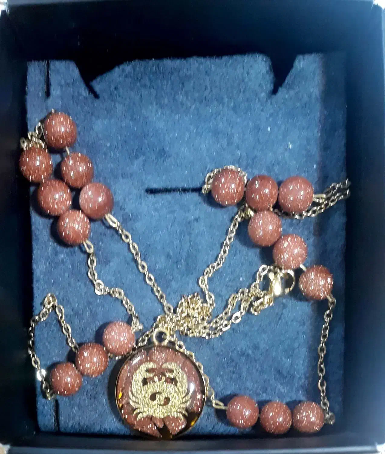 گردنبند روکش طلا۲۴عیار طرح ماه تیر|جواهرات|سمنان, |دیوار